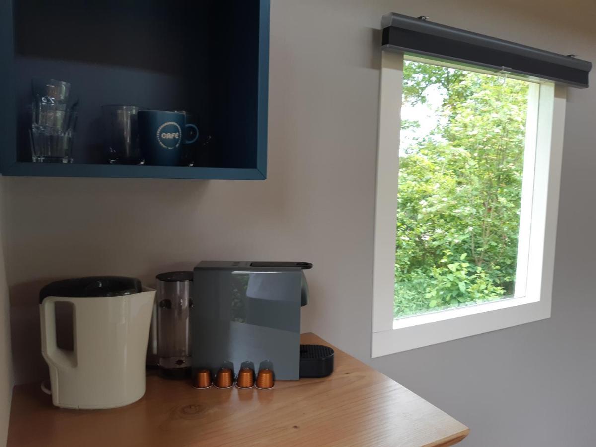 B&B Pipowagen "Het Wellnesst" Op Wellness Camping En B&B Stoltenborg Meddo Ngoại thất bức ảnh