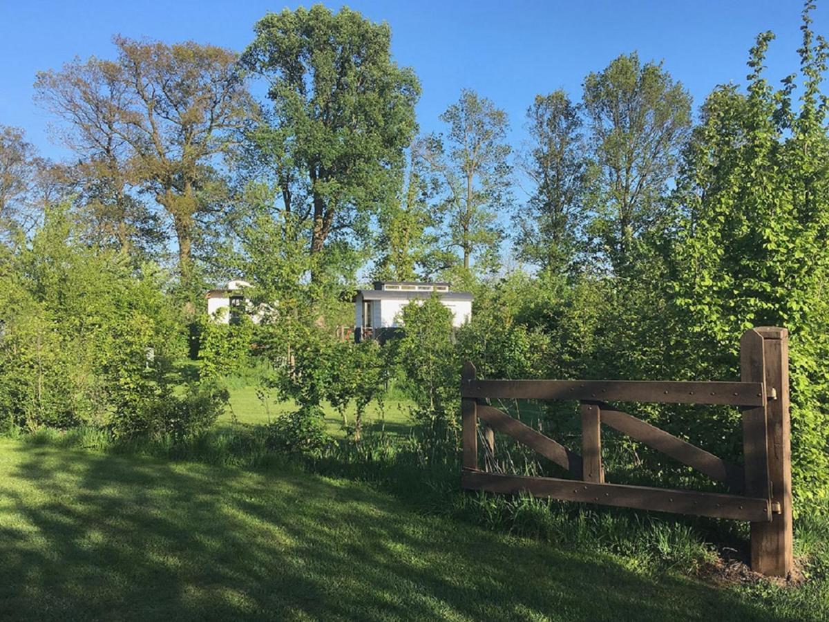 B&B Pipowagen "Het Wellnesst" Op Wellness Camping En B&B Stoltenborg Meddo Ngoại thất bức ảnh