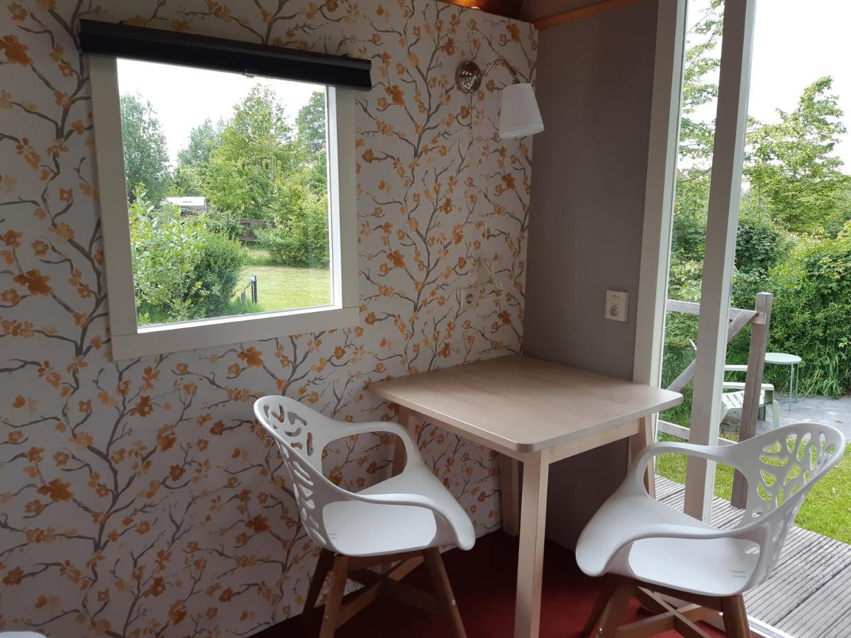 B&B Pipowagen "Het Wellnesst" Op Wellness Camping En B&B Stoltenborg Meddo Ngoại thất bức ảnh